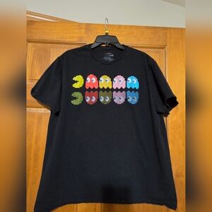 Vintage Pacman Tee with Ghost Characters.